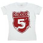 Mexico 5 Girly T-shirt (Dam)