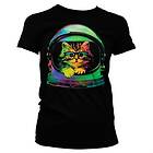 Space Kitten Girly Tee T-Shirt (Dam)