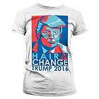 Trump Hair & Change Girly Tee T-Shirt (Dam)