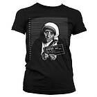 Mother Theresa Mug Shot Girly T-Shirt (Dam)