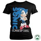 Sonic The Hedgehog Class Of 1991 Organic Girly T-Shirt (Dam)