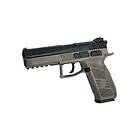 ASG Airsoftpistol GBB CZ P-09 incl. case. Flat Dark Earth