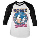 Sonic The Hedgehog Baseball Long Sleeve Tee, Long Sleeve T-Shirt (Herr)