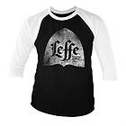 Leffe Distressed Alcove Logo Baseball 3/4 Sleeve Tee, Long Sleeve T-Shirt (Herr)