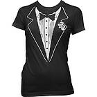 Tuxedo Girly T-Shirt (Dam)