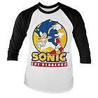 Fast Sonic Sonic The Hedgehog Baseball Long Sleeve Tee, Long Sleeve T-Shirt (Herr)