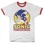 Fast Sonic Sonic The Hedgehog Ringer Tee T-Shirt (Herr)