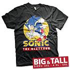 Fast Sonic Sonic The Hedgehog Big & Tall T-Shirt (Herr)