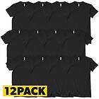 T-Shirts Bigpack Svart - 12 pack (Herr)