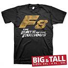 F8 Distressed Logo Big & Tall T-Shirt (Herr)