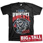 Evel Knievel Wheelie Big & Tall T-Shirt (Herr)