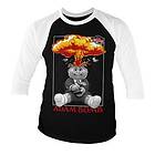 Adam Bomb Baseball 3/4 Sleeve Tee, Long Sleeve T-Shirt (Herr)