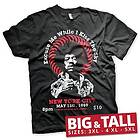 Jimi Hendrix Live In New York Big & Tall T-Shirt (Herr)