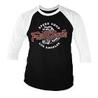 Fuel Devils Speed Shop Baseball 3/4 Sleeve Tee, Long Sleeve T-Shirt (Herr)