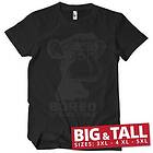 BOD Logo Black On Black Big & Tall T-Shirt (Herr)