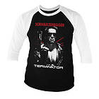 The Terminator Poster Baseball 3/4 Sleeve Tee, Long Sleeve T-Shirt (Herr)