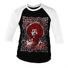 Jimi Hendrix - Rock 'n Roll Forever Baseball 3/4 Sleeve Tee, Long Sleeve T-Shirt (Herr)