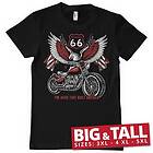 Route 66 American Eagle Bike Big & Tall T-Shirt (Herr)