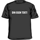 T-shirt med egen text (Herr)