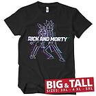 Rick And Morty Glitch Big & Tall T-Shirt (Herr)