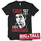 Tony Montana Big & Tall T-Shirt (Herr)