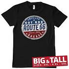 Route 66 - Hot Rod Garage Big & Tall T-Shirt (Herr)