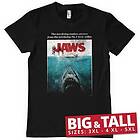 JAWS Washed Poster Big & Tall T-Shirt (Herr)