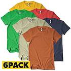 T-Shirts Bigpack Färg- 6 pack (Herr)