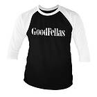 Goodfellas Cracked Logo Baseball 3/4 Sleeve Tee, Long Sleeve T-Shirt (Herr)