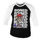Bored Baseball 3/4 Sleeve Tee, Long Sleeve T-Shirt (Herr)