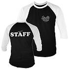 Double Deuce STAFF Baseball 3/4 Sleeve Tee, Long Sleeve T-Shirt (Herr)