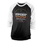 DopeDeep Surfboards Since 1979 Baseball 3/4 Sleeve Tee, Long Sleeve T-Shirt (Herr)