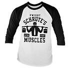 Dwight Schrute's Gym Baseball Long Sleeve Tee, Long Sleeve T-Shirt (Herr)