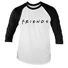 Friends Logo Baseball Long Sleeve Tee, Long Sleeve T-Shirt (Herr)