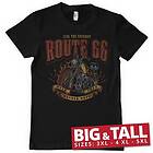 Route 66 - Golden Chopper Big & Tall T-Shirt (Herr)