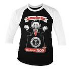 Rappin' Ron Baseball 3/4 Sleeve Tee, Long Sleeve T-Shirt (Herr)
