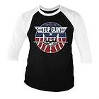 Top Gun Tomcat Baseball 3/4 Sleeve Tee, Long Sleeve T-Shirt (Herr)