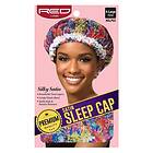 Premium Quality Satin Sleep Cap Floral X-Large