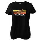 Honda Vintage Logo Girly Tee T-Shirt (Dam)