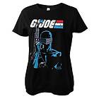 G.I. Joe Snake Eyes Close Up Girly Tee T-Shirt (Dam)