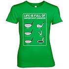 Life Is Full Of Important Choices Girly Tee T-Shirt (Dam)