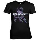 Rick And Morty Glitch Girly Tee T-Shirt (Dam)