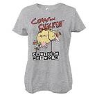 Cow and Chicken Balloon Girly Tee T-Shirt (Dam)