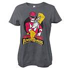 Power Rangers - Red Ranger Pose Girly Tee T-Shirt (Dam)