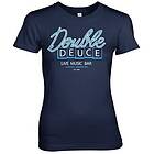 Double Deuce Live Bar Girly Tee T-Shirt (Dam)