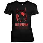The Batman Layered Logo Girly Tee T-Shirt (Dam)