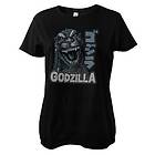 Godzilla Roar Girly Tee T-Shirt (Dam)