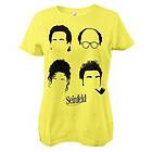Seinfeld Characters Girly Tee T-Shirt (Dam)