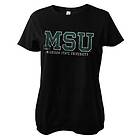MSU Michigan State University Girly Tee T-Shirt (Dam)