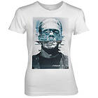 Frankenstein Bad Signal Girly Tee T-Shirt (Dam)